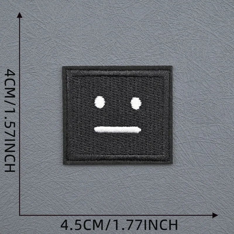 Poker Face Squares Patches