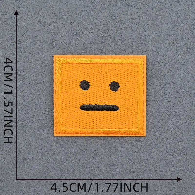 Poker Face Squares Patches