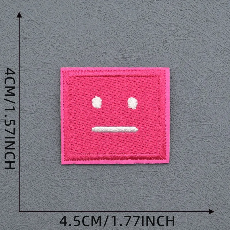 Poker Face Squares Patches