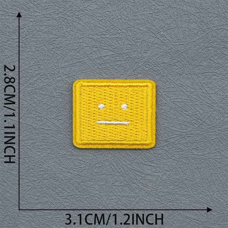 Poker Face Squares Patches
