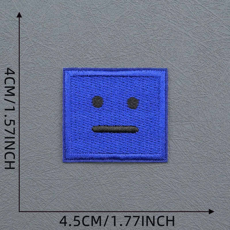Poker Face Squares Patches