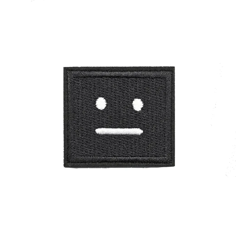 Poker Face Squares Patches