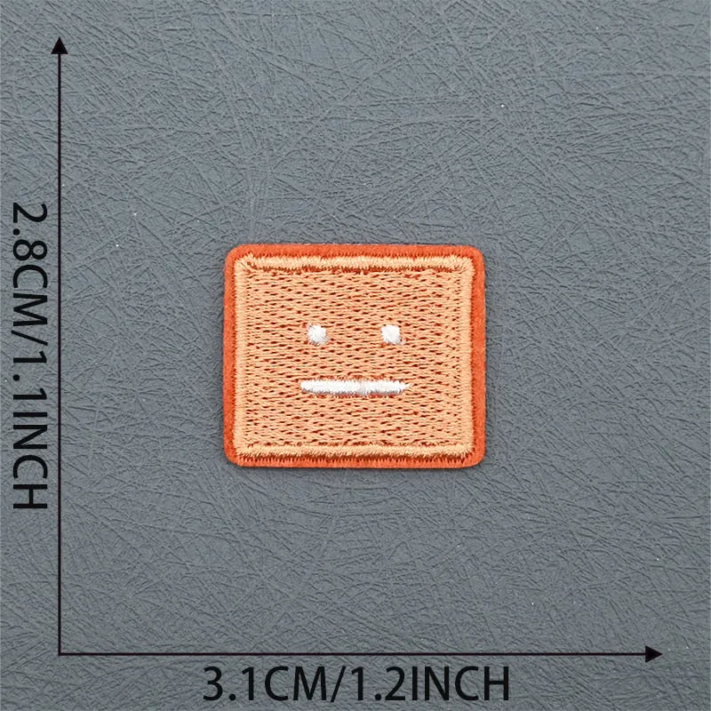 Poker Face Squares Patches