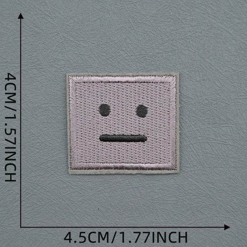 Poker Face Squares Patches