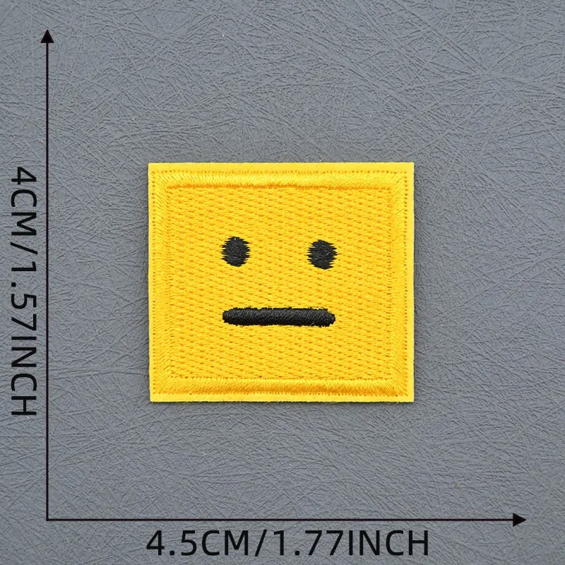 Poker Face Squares Patches