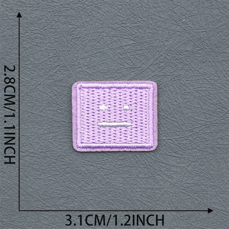 Poker Face Squares Patches