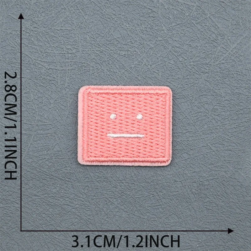 Poker Face Squares Patches