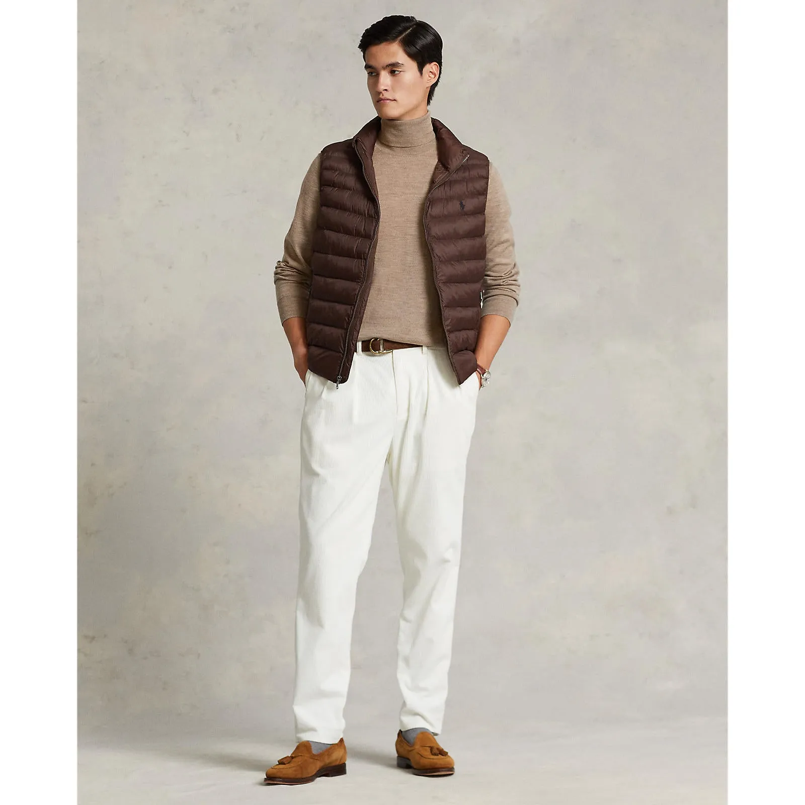Polo Ralph Lauren - Packable Puffer Vest - Dark Brown
