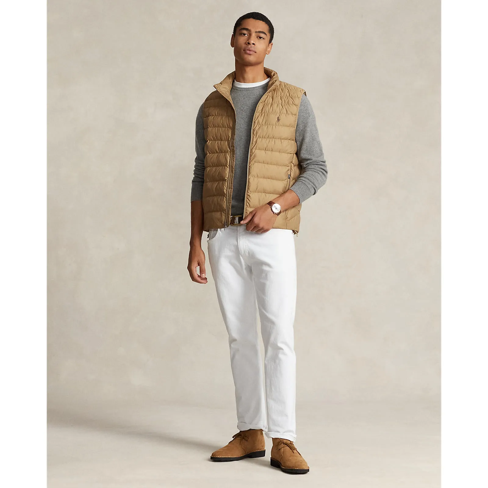 Polo Ralph Lauren - Packable Puffer Vest - Khaki
