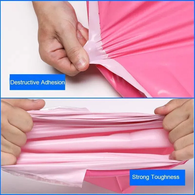 Poly Mailer Bags Mailing 100PCS 4Colours 5Sizes PE
