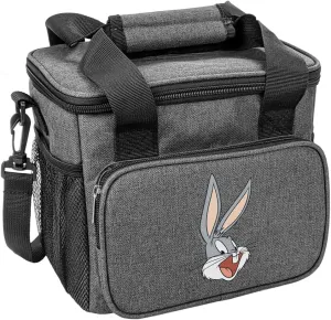 Popfunk Looney Tunes Bugs Bunny Soft Insulated Cooler Bag, Large Lunch Bag, Lightweight, Thermal and Reusable for Office, Picnic, Beach