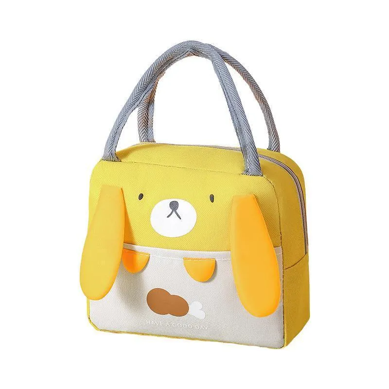 Portable Cute Lunch Bag 1PC 4Colours Thermal Insulated