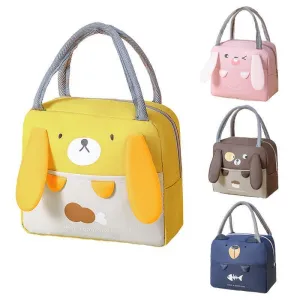 Portable Cute Lunch Bag 1PC 4Colours Thermal Insulated