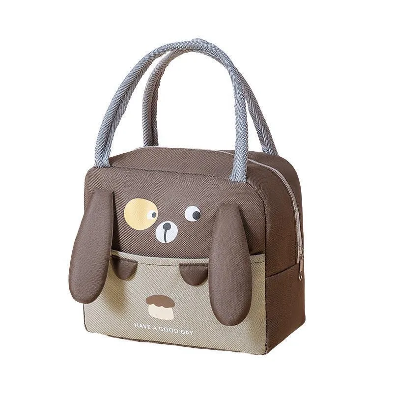 Portable Cute Lunch Bag 1PC 4Colours Thermal Insulated