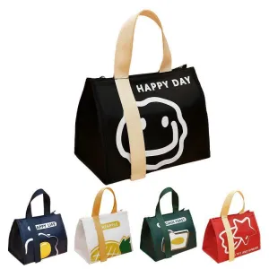 Portable Lunch Bag 1PC 5Colours Thermal Insulated