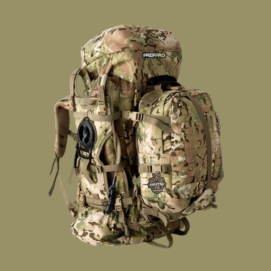 PrepPro 100L Tactical Rucksack – Built for Adventure, Engineered for Durability