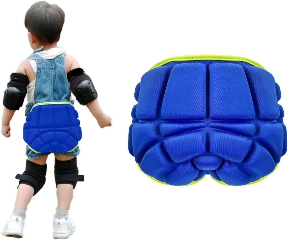 Protective Butt Pad, Children Extreme Sports Hip Pad Butt Pads for Skating Roller Hockey Pants Kids Skate Pads Impact Shorts Snowboard Padded Shorts, Children Under 12 Years Old