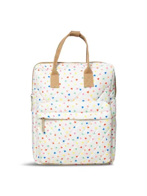 Rainbow Hearts Quilted Rucksack