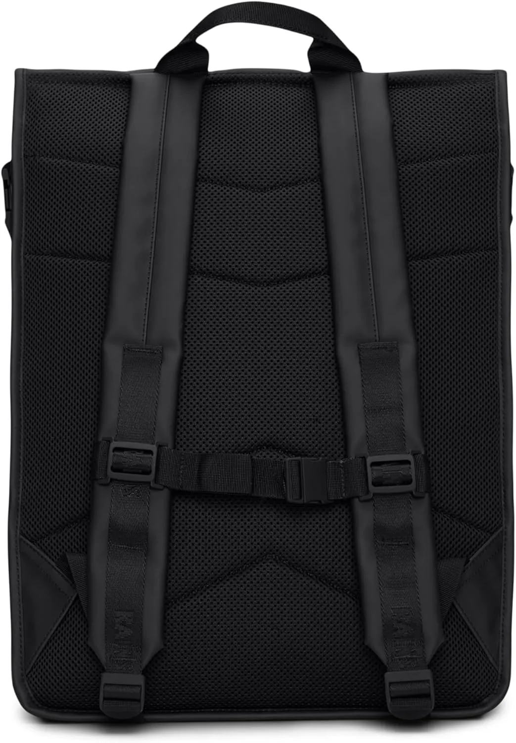 RAINS Trail Rolltop Waterproof Backpack for Men & Women(Black)