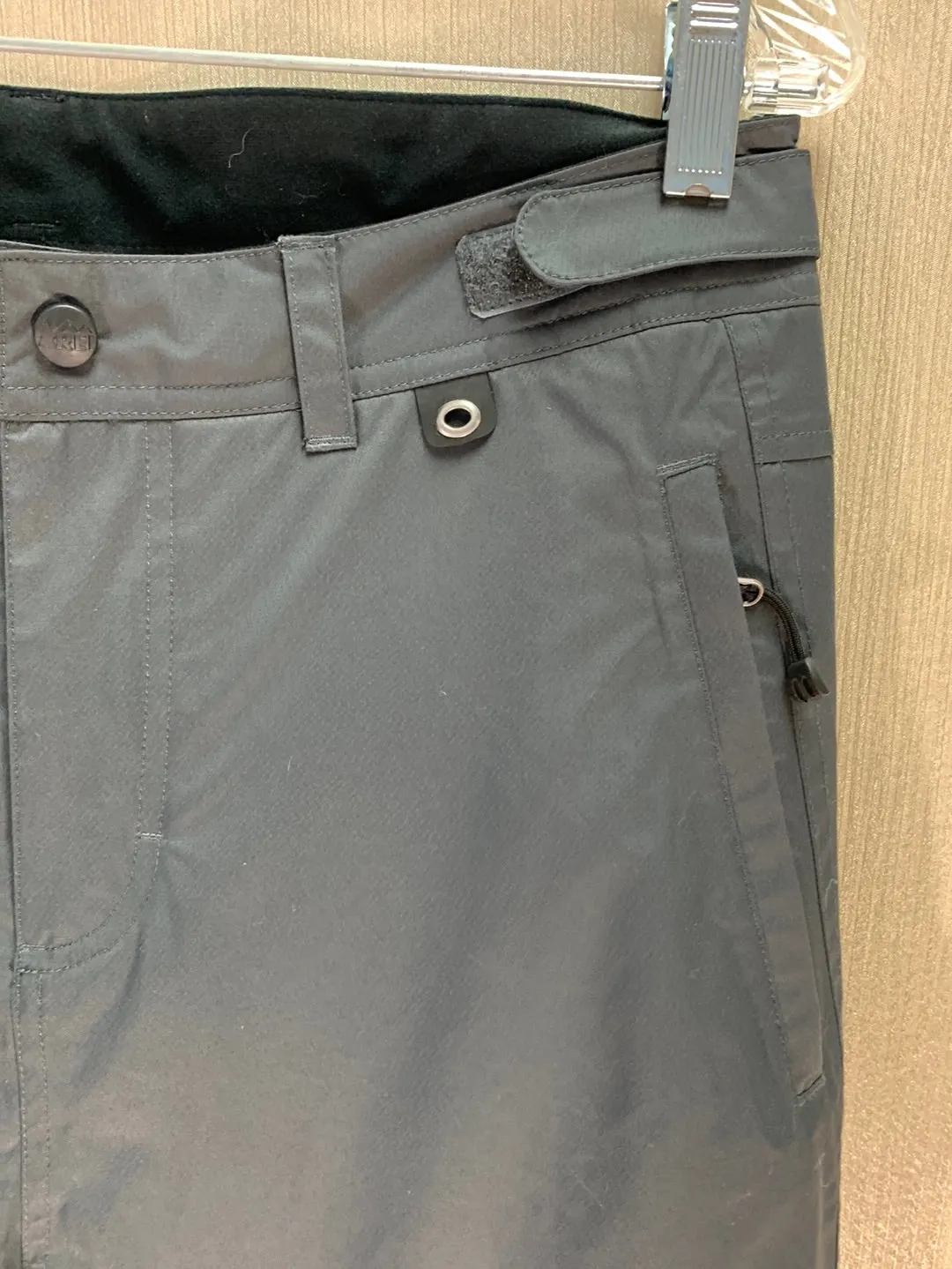 REI dark grey Fleece Lined Insulated Ski / Snow Pants - Boys' XL / 14