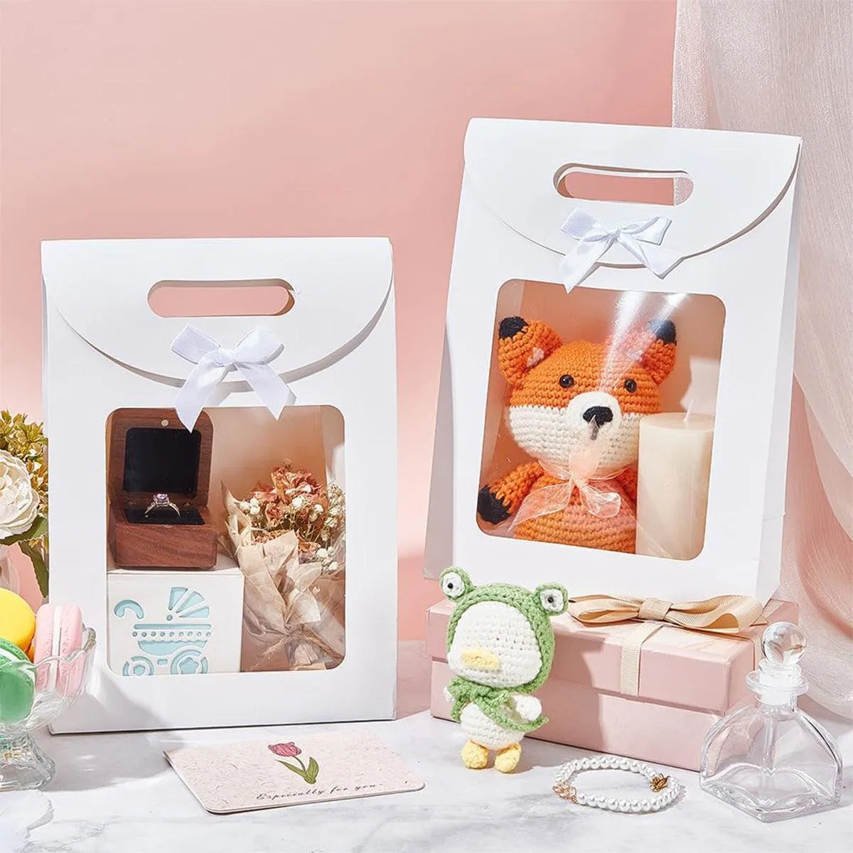 Reusable Gift Tote Bags 24PCS