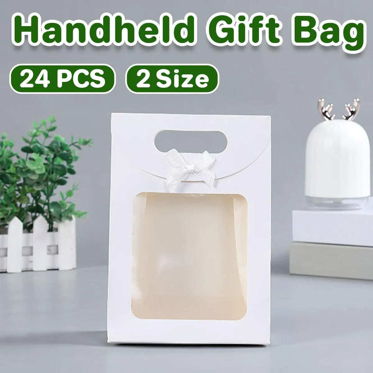 Reusable Gift Tote Bags 24PCS