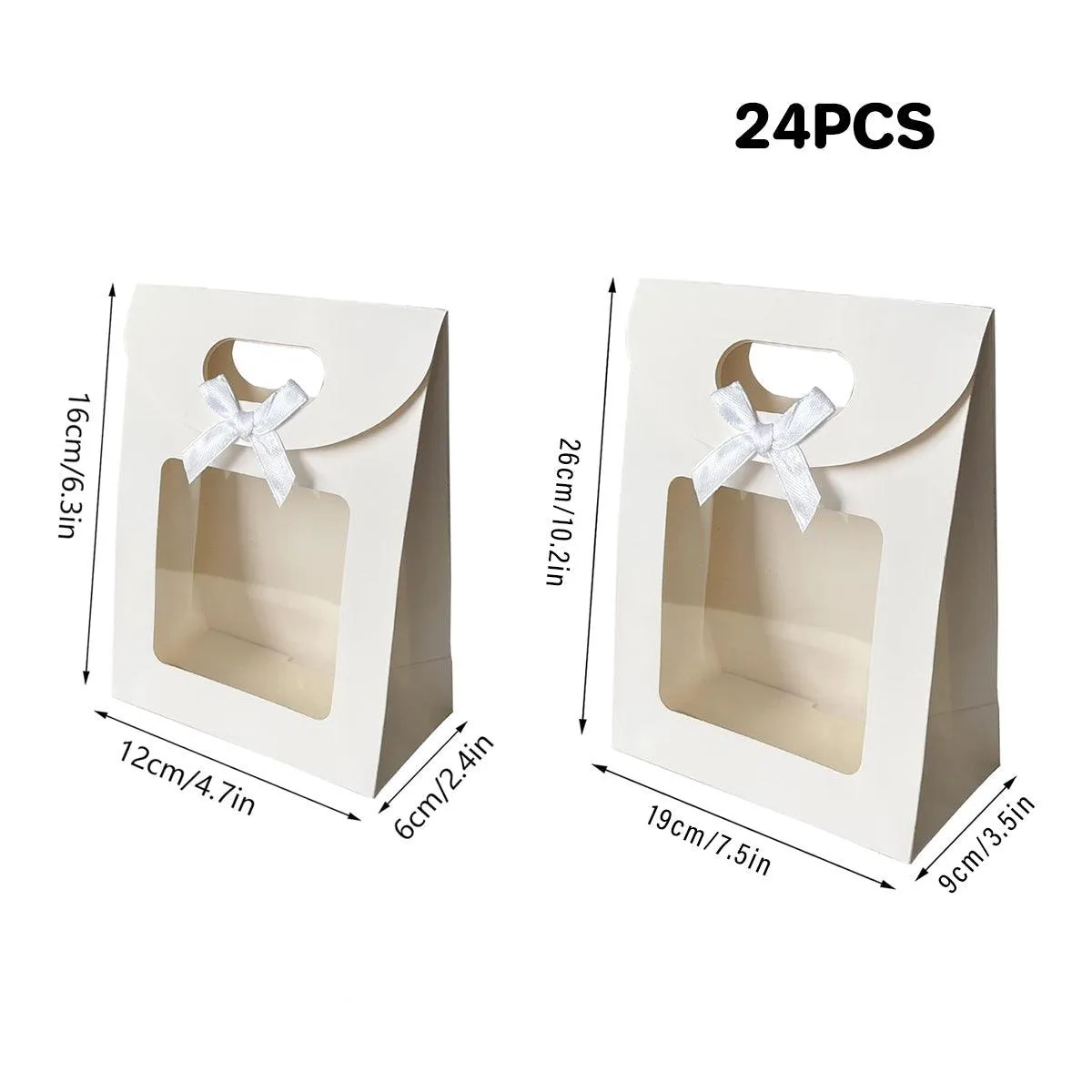 Reusable Gift Tote Bags 24PCS