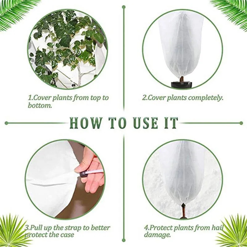 Reusable Plant Protection Cover 1PC 3Sizes White
