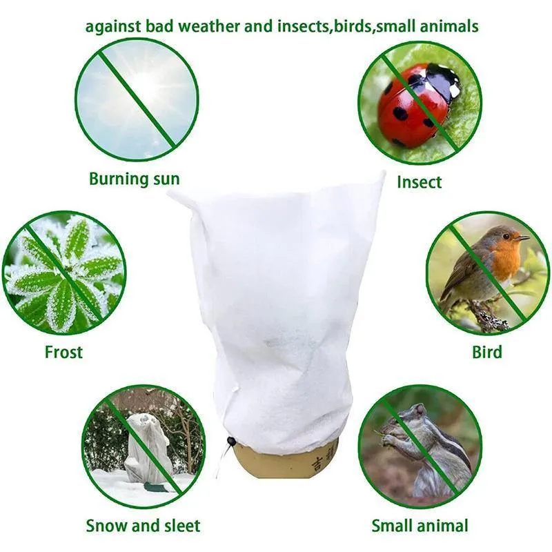 Reusable Plant Protection Cover 1PC 3Sizes White