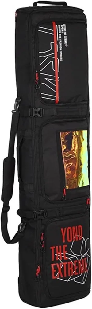 Roller Snowboard Bag with Wheels Adjustable Length Double Rolling Ski Bag Snow Roller Bag - Ski Bag with Wheels Foldable Wheeled Ski Bag Perfect for Travel