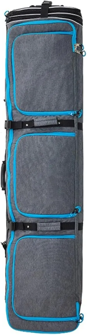 Roller Snowboard Bag with Wheels Double Rolling Ski Bag Adjustable Length Foldable Wheeled Ski Bag Waterproof Roller Snowboard Bag Extra Long/Wide/Deep for Air Travel