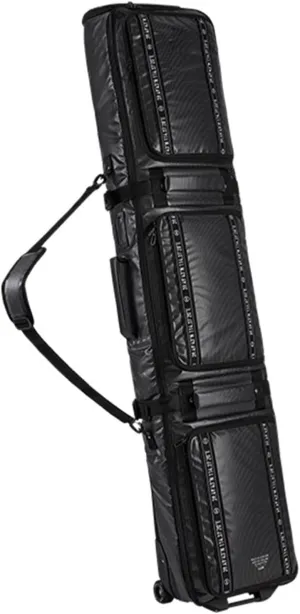 Roller Snowboard Bag with Wheels Double Rolling Ski Bag Padded Waterproof Snowboard Bag Foldable Wheeled Ski Bag for Single Ski or 2 Sets Skis