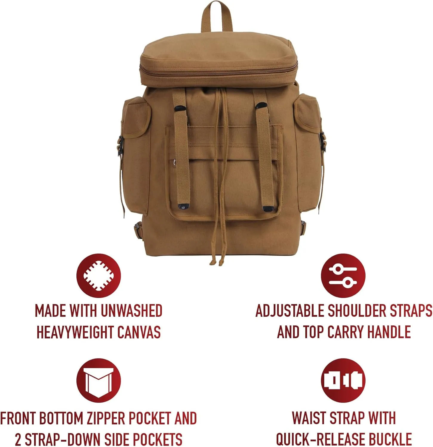 Rothco Canvas European Rucksack