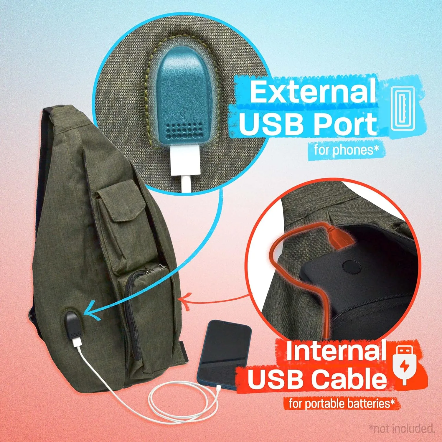 Rucksack, Charcoal, Rucksack