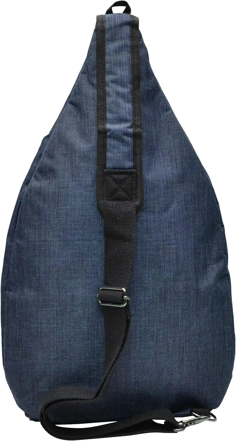 Rucksack Pickleball Bag, Anti-Theft Crossbody Sling, USB Charging Connector Port, Backpack, Soho Collection Navy