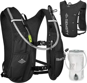 Running Hydration Vest - 5L, with 1.5L Water Bladder, Lightweight for Hiking and Cycling