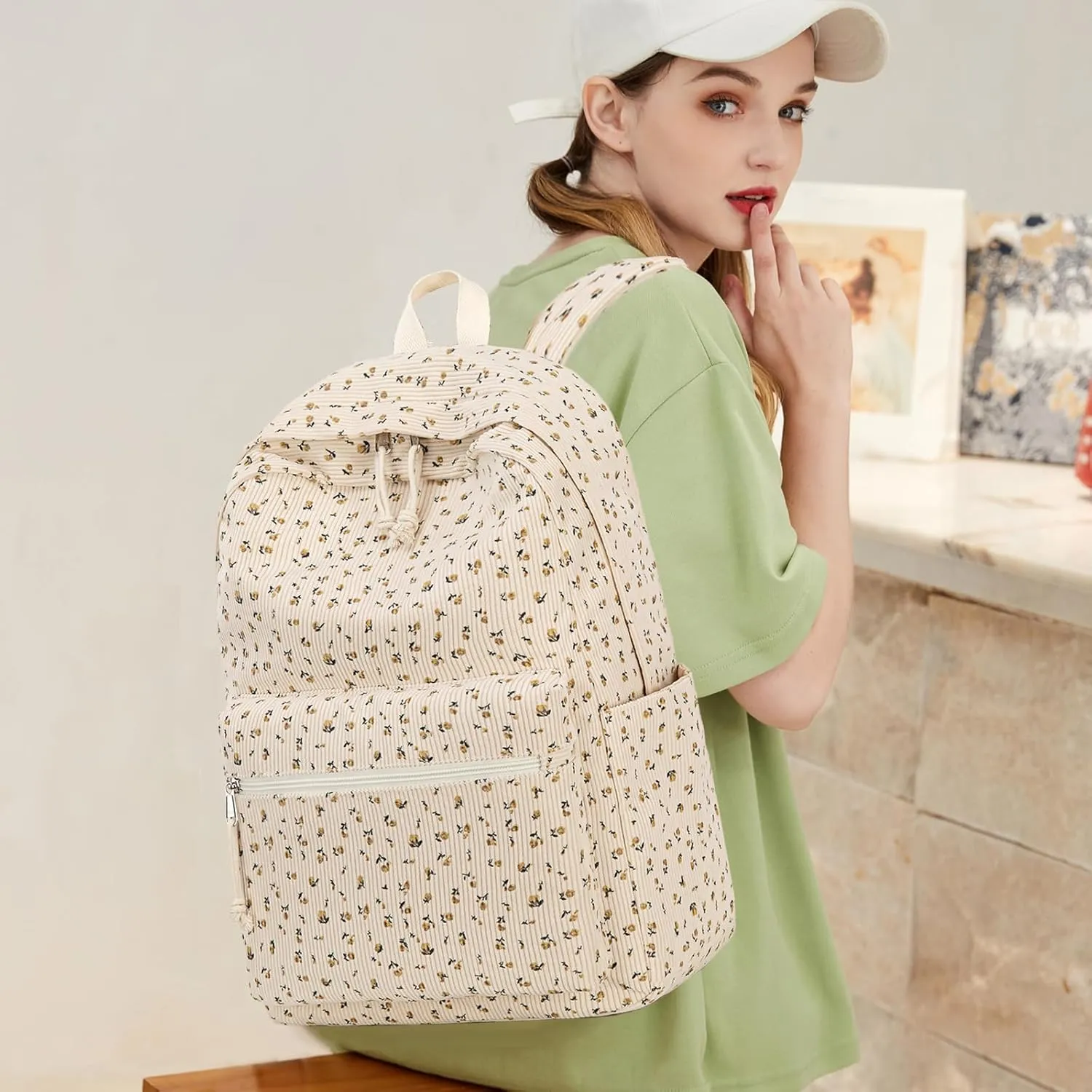 School Backpack Teen Girls Lightweight Bookbags Elementary Middle School College Back Pack Women Laptop Casual Daypacks