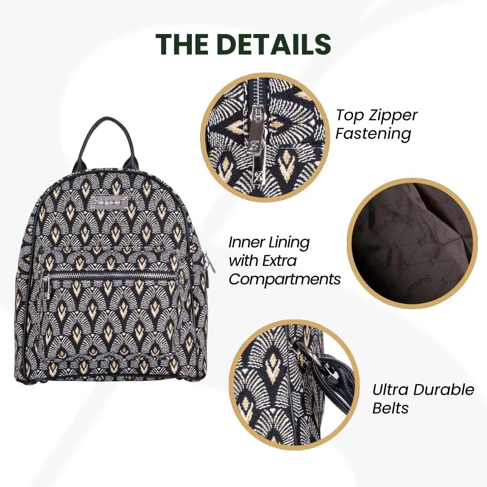Signare Tapestry Women Backpack Rucksack Casual Daypack With Luxor Design (DAPK-LUXOR)