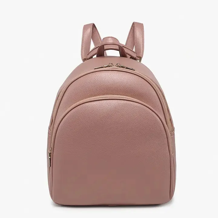 Simone Round Backpack w/ Front Pocket