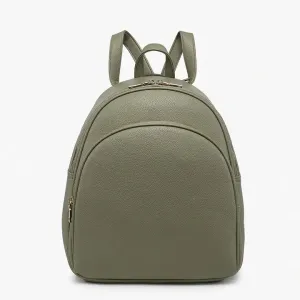 Simone Round Backpack w/ Front Pocket