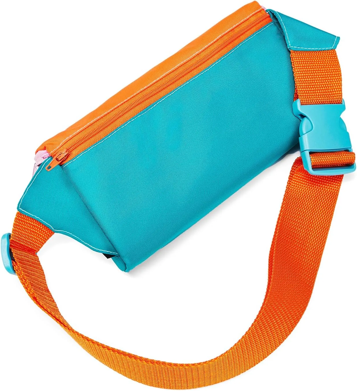 sissycos 80s Retro Neon Fanny Pack, 90s Accessories for Women Men Waist Packs, 2 Pockets Belt Waist Crossbody Bag, Adjustable And Lightweight