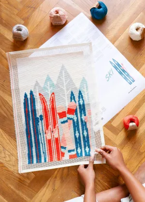 Ski Petit Point Pattern