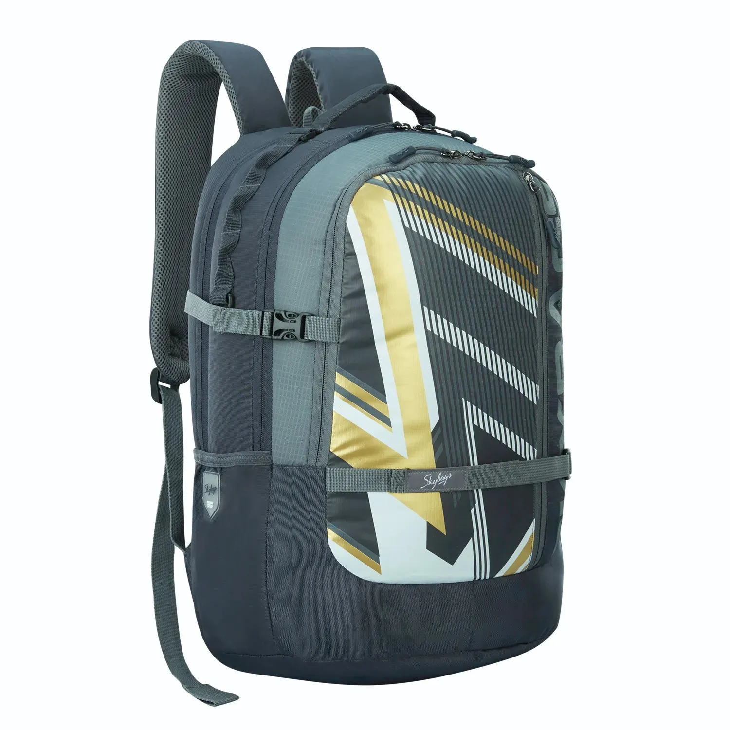 Skybags Campus Plus XL  01 Laptop Backpack Grey