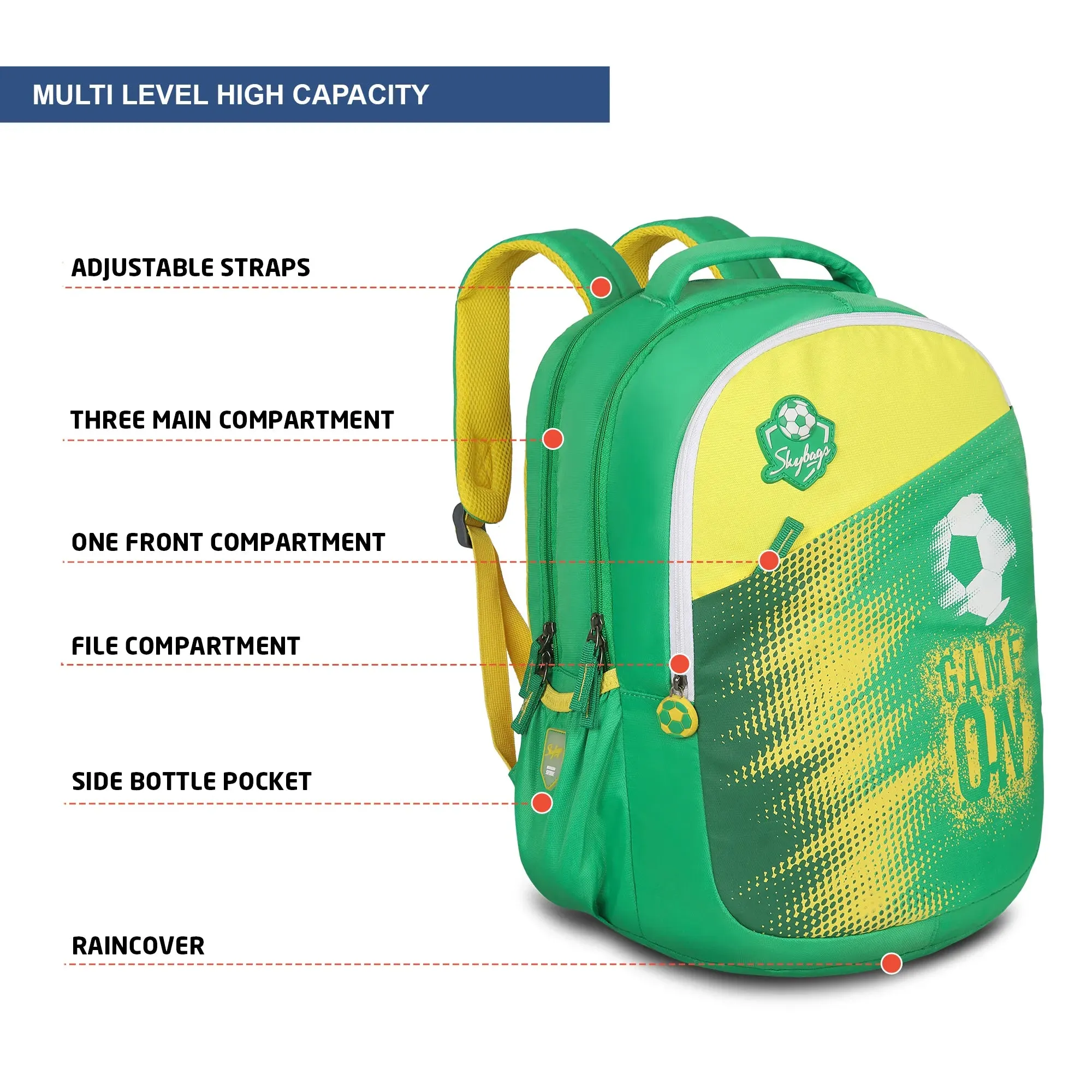 Skybags Chase  School Backpack