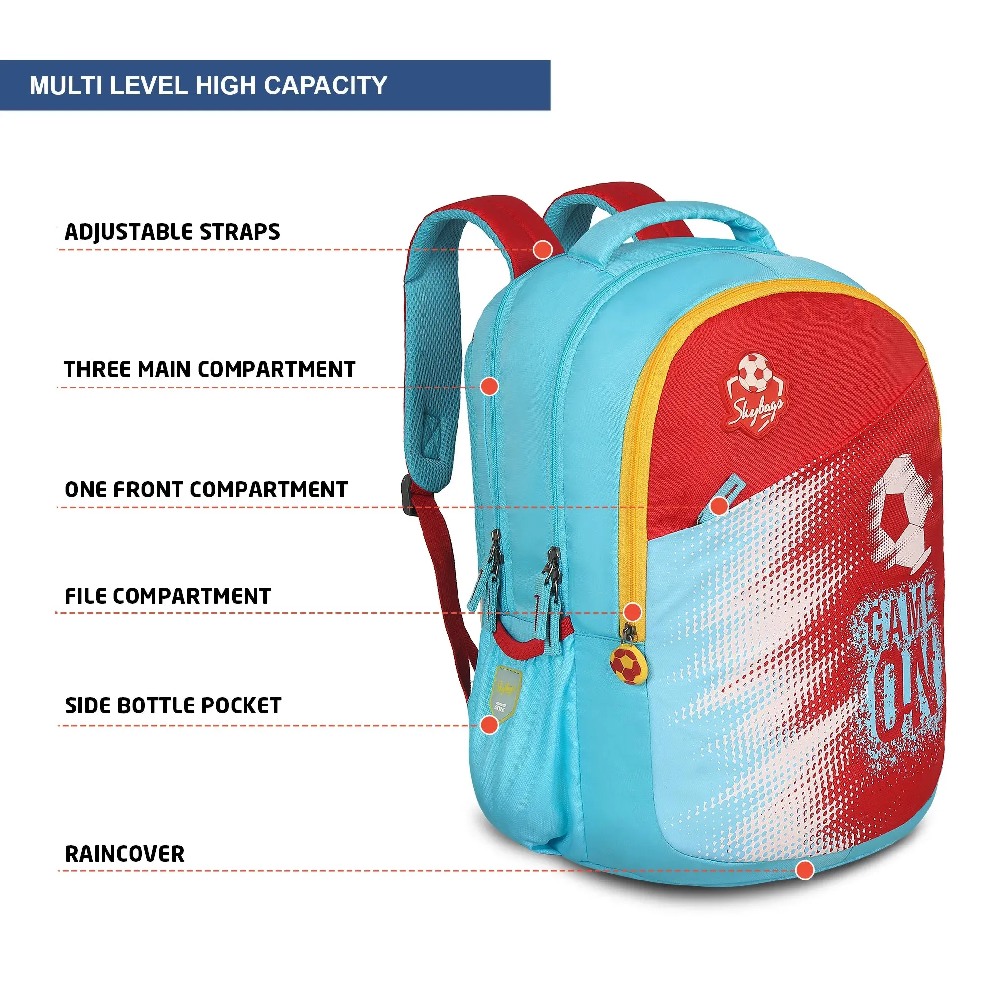 Skybags Chase  School Backpack