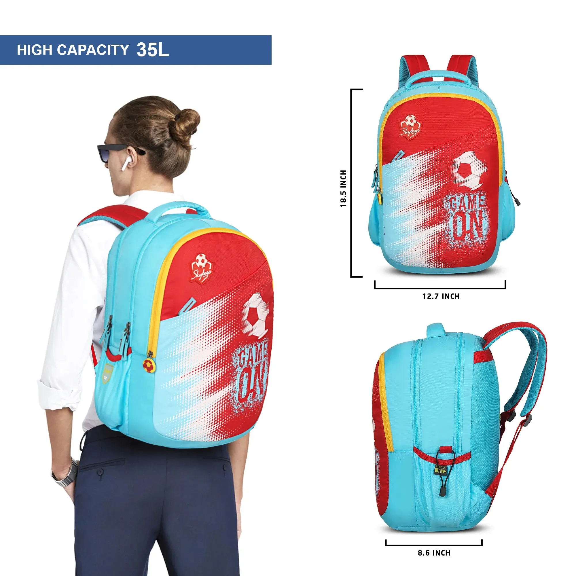 Skybags Chase  School Backpack