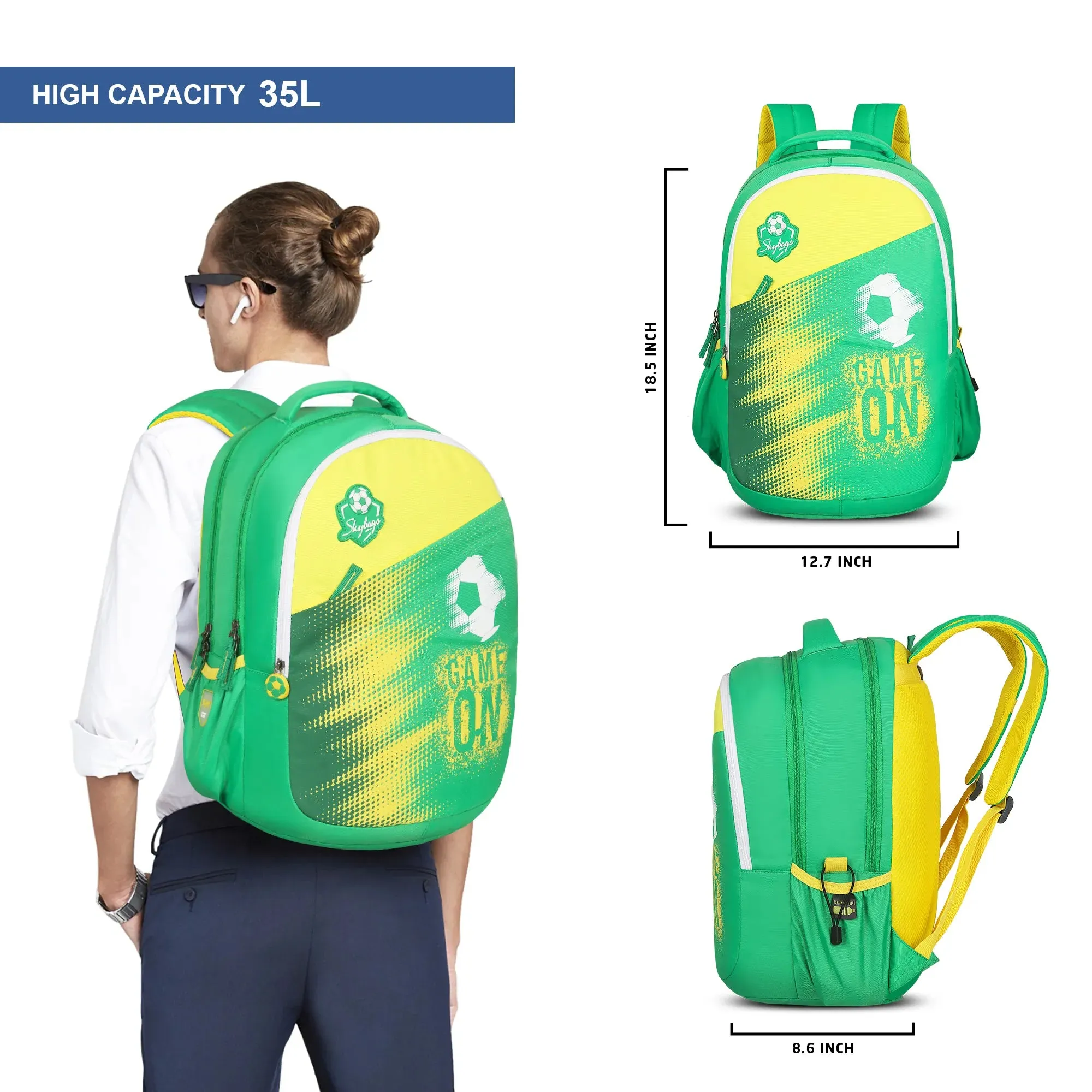 Skybags Chase  School Backpack