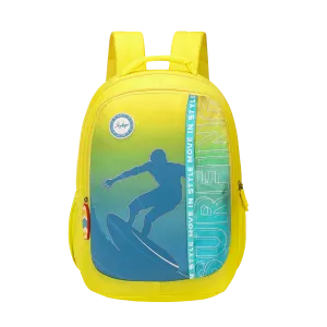 Skybags KLAN PLUS 03 SCHOOL BACKPACK YELLOW