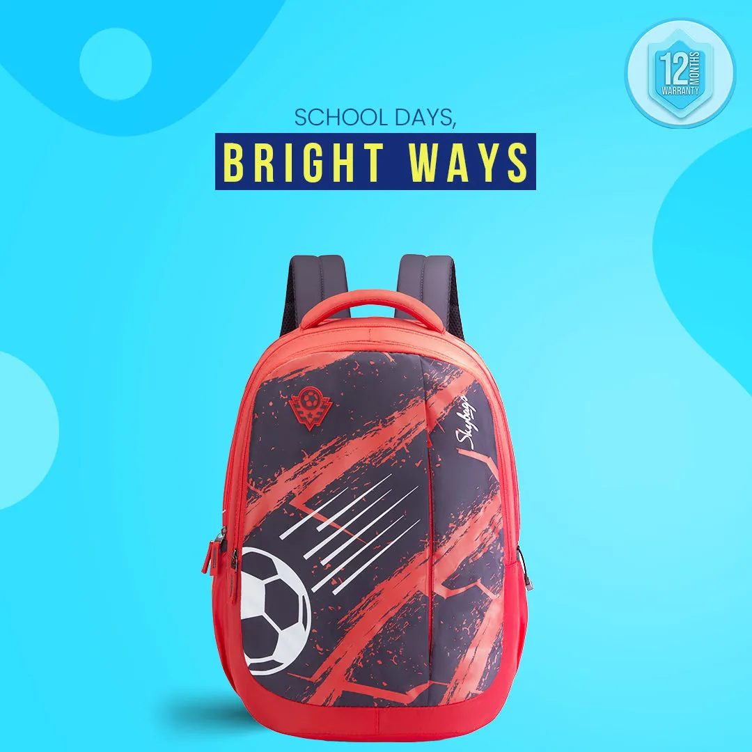 Skybags New Neon 23-01 School BP (H) Red