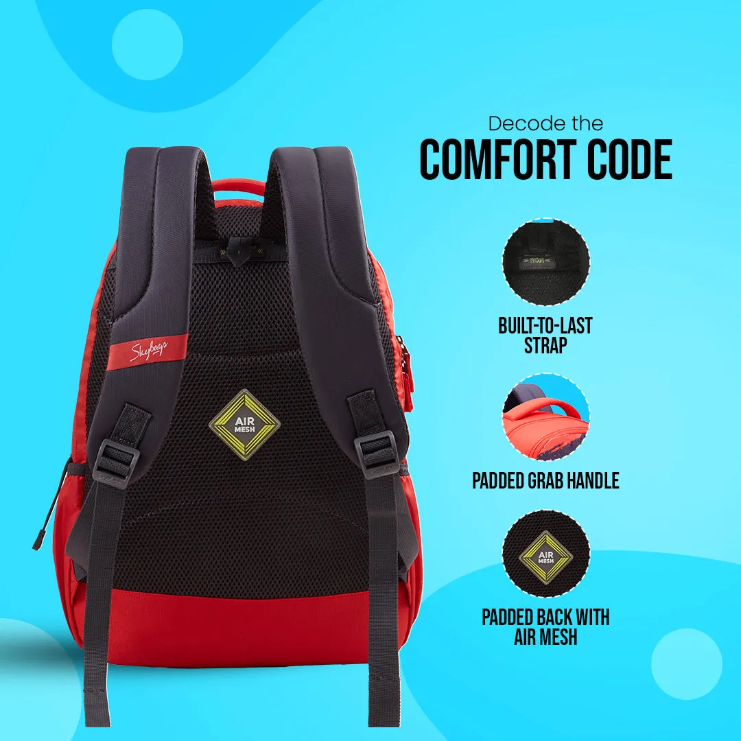 Skybags New Neon 23-01 School BP (H) Red